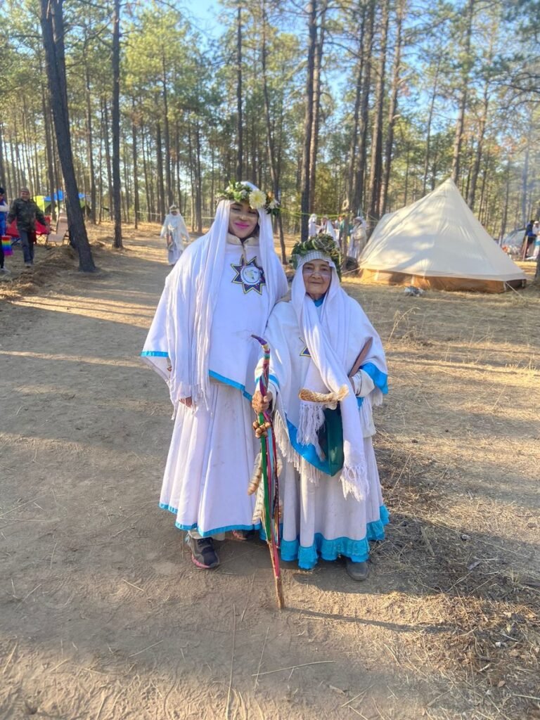 ceremonia en el bosque